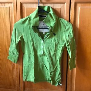 Abercrombie 3/4 sleeve polo